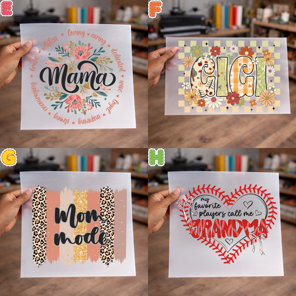 Mama DTF Transfers for Shirts, sweaters, totes & more – NO BUNDLE