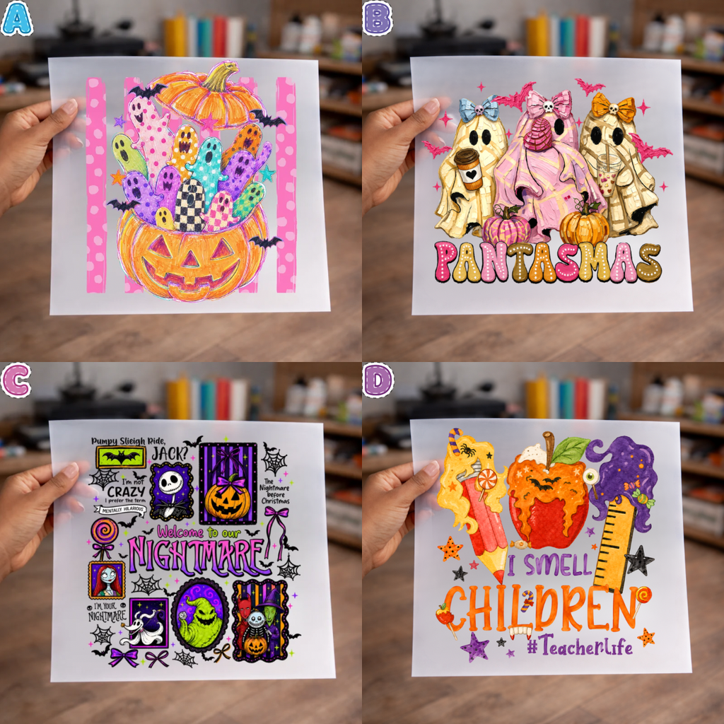 Halloween DTF Transfers for Shirts, sweater, totes, etc –  NO BUNDLE