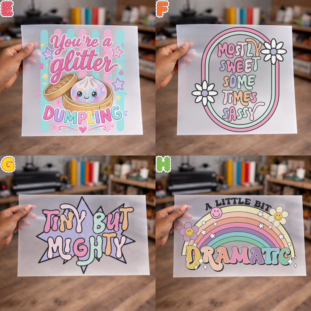Youth DTF Transfers for Kids’ Shirts, sweaters, onesies & more – NO BUNDLE