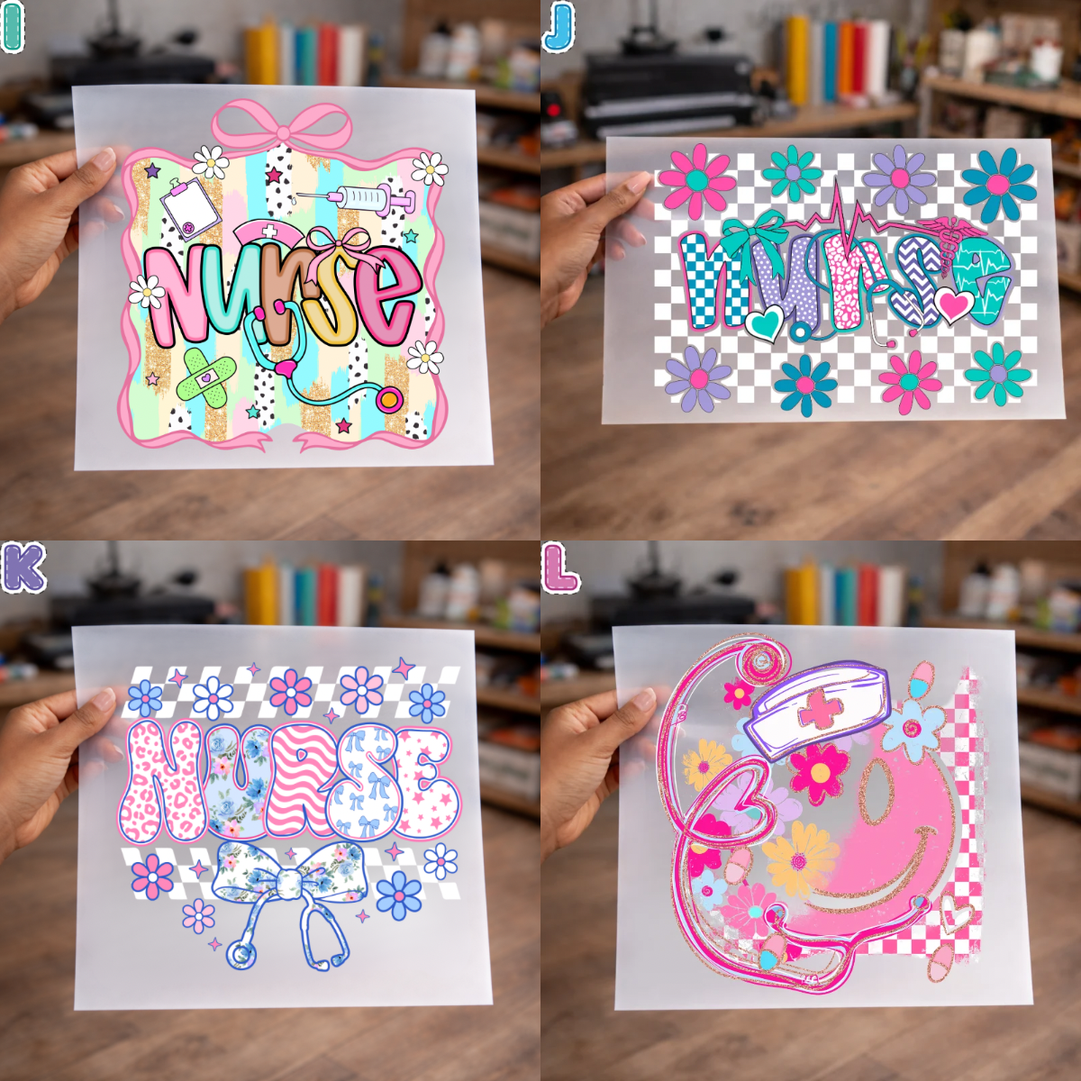 Nurse DTF Transfers for Shirts, sweaters, totes & more  – NO BUNDDLE