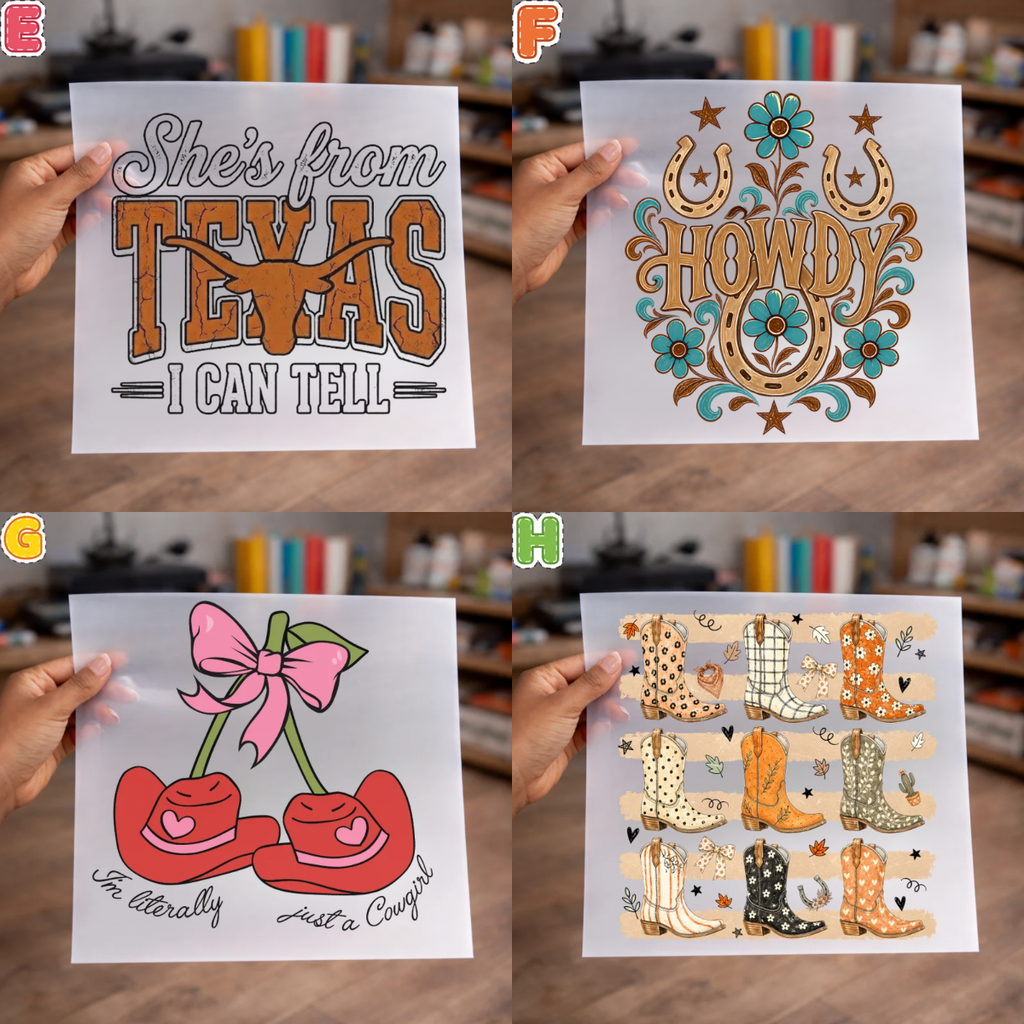Western DTF Transfers for shirts, sweaters, totes – NO BUNDLE