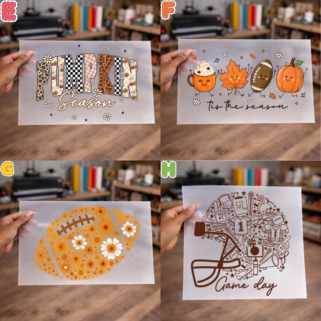 Fall & Thanksgiving DTF Transfers for Shirts, sweaters, totes & more – NO BUNDLE