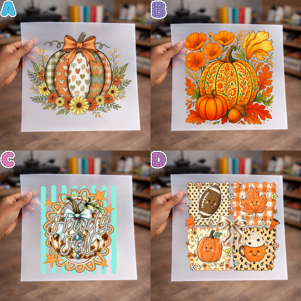 Fall & Thanksgiving DTF Transfers for Shirts, sweaters, totes & more – NO BUNDLE