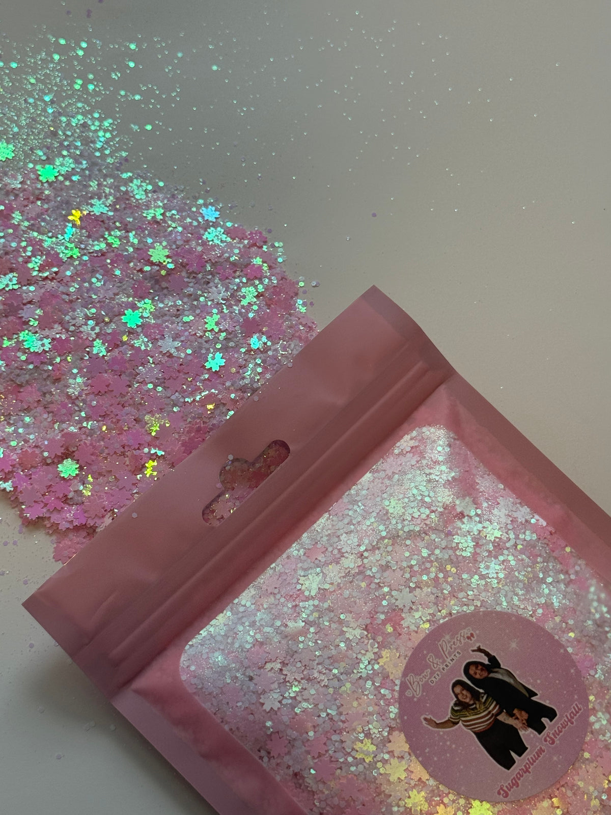 Sugarplum snowfall glitter