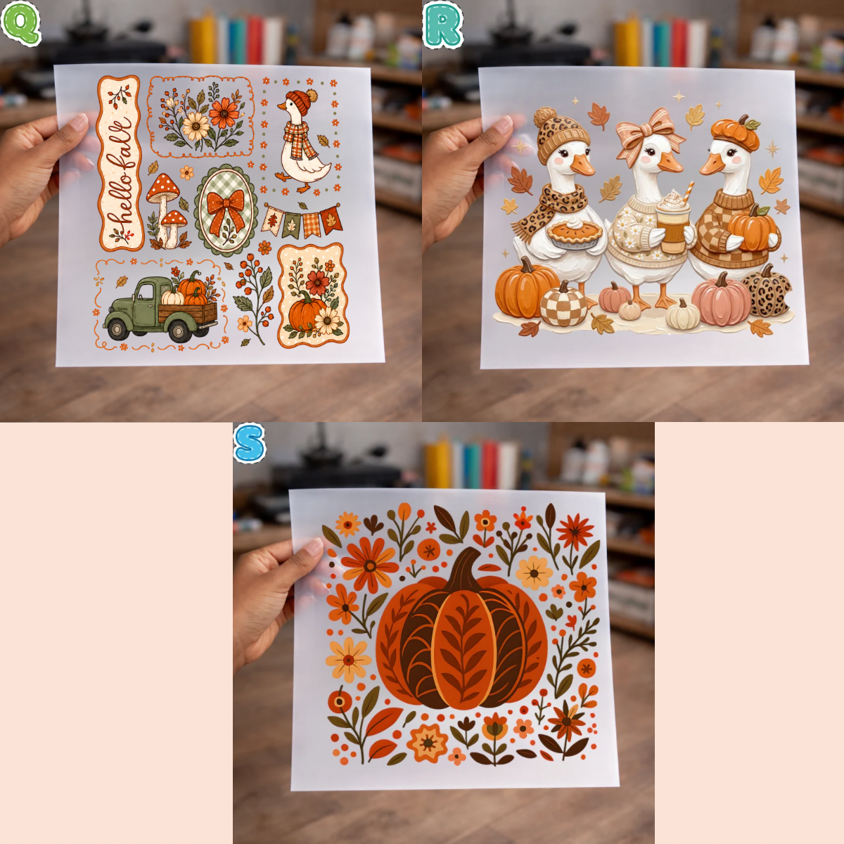 Fall & Thanksgiving DTF Transfers for Shirts, sweaters, totes & more – NO BUNDLE