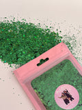 Enchanted Emerald – Green, Teal & Holographic Chunky Glitter Mix for Tumblers and Crafts
