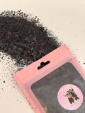 Midnight Velvet – Black Chunky Hexagon Glitter Mix for Tumblers, Resin and Crafts