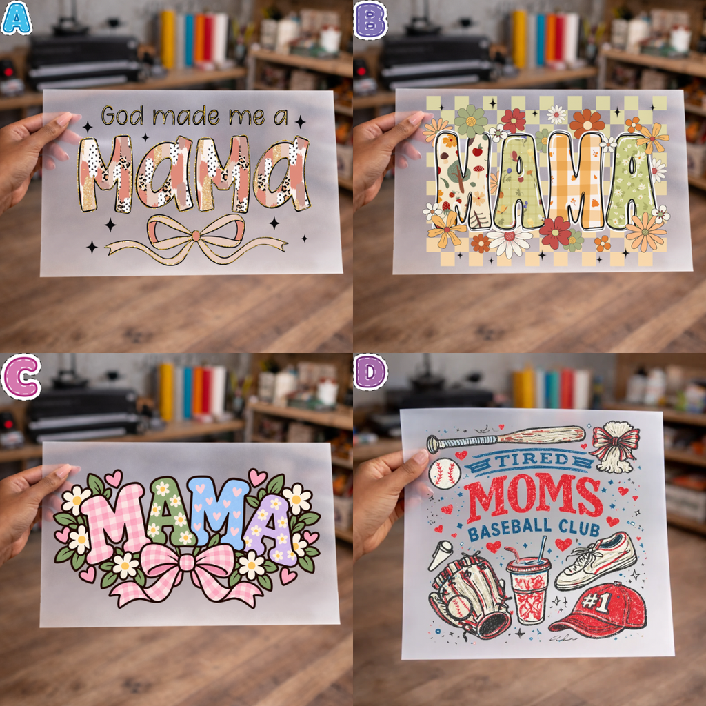 Mama DTF Transfers for Shirts, sweaters, totes & more – NO BUNDLE